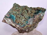 12.5cms DIOPTASE CRYSTALS PERU QUARTZ CHRYSOCOLLA MINERAL SPECIMEN KB40