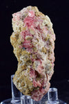6.5cms GEM RHODOCHROSITE FLUORITE PYRITE CRYSTAL QUARTZ CHINA FLUORESCENT RB313