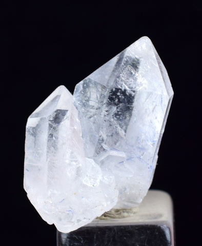 13 Carats BLUE DUMORTIERITE IN BI TERMINAL QUARTZ PENDANT SPECIMEN UB225