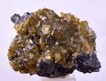 3.1cms GEMMY BARITE GOLDEN CRYSTALS PERU SHINY TRANSLUCENT MINERAL EB85