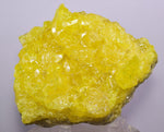 8.8cms SULPHUR NATURAL CRYSTALS BOLIVIA SULFUR POTOSI MINERAL SPECIMEN YB21