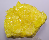 8.8cms SULPHUR NATURAL CRYSTALS BOLIVIA SULFUR POTOSI MINERAL SPECIMEN YB21