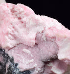 5.9cms RHODOCHROSITE QUARTZ CALCITE CRYSTALS JORDANITE (?) GALENA PERU RB505