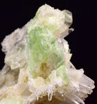 8.5cms AUGELITE CRYSTAL PERU DARK GREEN BRIGHT NEEDLE QUARTZ PASTO BUENO AB179