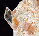 6.5cms LIMONITE IN SELENITE CRYSTAL COLLECTOR PERU MINERAL SPECIMEN TB103