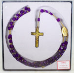 SEÑOR DE LOS MILAGROS LORD OF MIRACLES ROSARY BEADS SYNTHETIC BOOK  PERU JB5