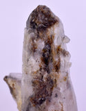 7cms GEM QUARTZ NATURAL CHLORITE INCLUDED PHANTOM CRYSTAL PERU  QB30