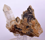 7cms CALCITE WITH QUARTZ CRYSTALS PERU SHINY MINERAL SPECIMEN COLLECTOR GB06