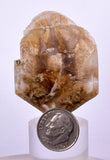 4.7 cms DESERT ROSE SELENITE CRYSTAL PERU GOLDEN SUISEKI TRANSLUCENT TB34