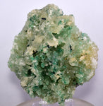 8.4cms ATACAMITE CALCITE DRUZY CHRYSOCOLLA MALACHITE LILY MINE PERU DB72
