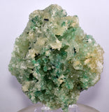 8.4cms ATACAMITE CALCITE DRUZY CHRYSOCOLLA MALACHITE LILY MINE PERU DB72