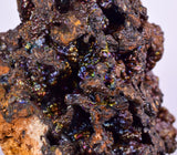 7.6cms GOETHITE BOTRYOIDAL IRIDESCENT CRYSTALS PERU IRON NEW FIND MINERAL ZB32