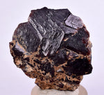 3.9cms  GEM GARNET STEPPED SPESSARTINE CRYSTALS PERU SHINY SHARP RARE GB53