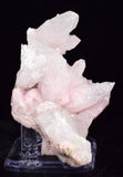 7.2cms RHODOCHROSITE ROSETTE QUARTZ PERU PINK CRYSTALS NEEDLES MINERAL RBZ462