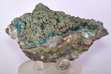 12.5cms DIOPTASE CRYSTALS PERU QUARTZ CHRYSOCOLLA MINERAL SPECIMEN KB40