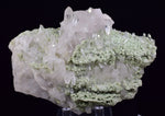 13cms FUCHSITE MUSCOVITE QUARTZ RARE CRYSTAL CHROMIUM MINERAL SPECIMEN PERU KB52