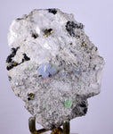 8.8ms  GREEN BLUE FLUORITE PYRITE CRYSTAL PERU HUANZALA MINE SHINY KB18