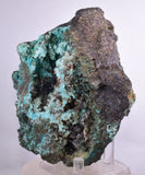 10.4cms DRUZY CHRYSOCOLLA QUARTZ MALACHITE BOTRYOIDAL PERU MINERAL SPECIMEN DB85