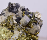4.1cms APATITE QUARTZ PYRITE CRYSTALS PERU HUANZALA AB246
