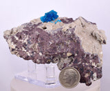 8.9cms CAVANSITE PENTAGONITE ? HEULANDITE STILBITE INDIA SHINY CRYSTALS  TB124