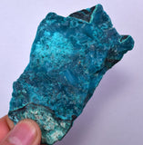 8cm GEM BLUE MALACHITE PERU TRANSLUCENT CHRYSOCOLLA BOTRYOIDAL CRYSTAL UB172
