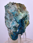 9cms QUARTZ CHRYSOCOLLA BOTRYOIDAL TENTADORA MINE PERU MINERAL SPECIMEN CB180
