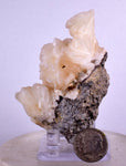 7.1cms GEM ZEOLITE STILBITE HEULANDITE APOPHYLLITE (?) CRYSTALS PERU FB37