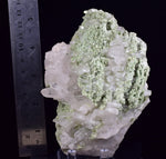 13cms FUCHSITE MUSCOVITE QUARTZ RARE CRYSTAL CHROMIUM MINERAL SPECIMEN PERU KB52