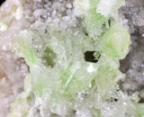 4.5cms AUGELITE CRYSTAL PERU DARK GREEN BRIGHT NEEDLE QUARTZ PASTO BUENO AE550