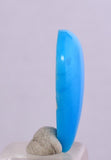 4cts GEM SILICA CHRYSOCOLLA CABOCHON LILY MINE PERU ROYAL BLUE COLOR  BB353