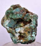 6.8cms DRUZY CHRYSOCOLLA QUARTZ PERU COPPER MINERAL SPECIMEN COLLECTOR DB59