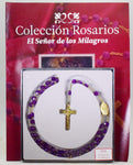 SEÑOR DE LOS MILAGROS LORD OF MIRACLES ROSARY BEADS SYNTHETIC BOOK  PERU JB5