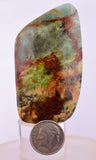 27grs BLUE GREEN SCAPOLITE PERU MARIALITE CHRYSOCOLLA QUARTZ TITANITE BB376