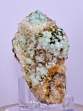 5cms ATACAMITE SELENITE DRUZY CHRYSOCOLLA QUARTZ MALACHITE LILY MINE PERU AB161