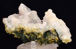 14cms PREHNITE EPIDOTE CLINOZOISITE LIMONITE SHINY NATURAL CRYSTAL MINERAL QB97
