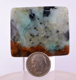 25grs BLUE GREEN SCAPOLITE PERU MARIALITE CHRYSOCOLLA QUARTZ TITANITE BB371