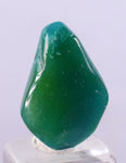 5.5carats GEM SILICA CHRYSOCOLLA CHALCEDONY LILY MINE PERU TUMBLED QUARTZ BB42