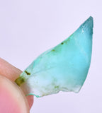 6cts GEM BLUE OPAL HIGH QUALITY PERU ROUGH SCENIC MINERAL SPECIMEN OB147