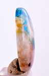 26cts  GEM SILICA CHRYSOCOLLA SCENIC LILY MINE PERU CABOCHON PENDANT BB317