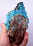 880Grams CHRYSOCOLLA MALACHITE HEMATITE PERU MINERAL SPECIMEN CB183