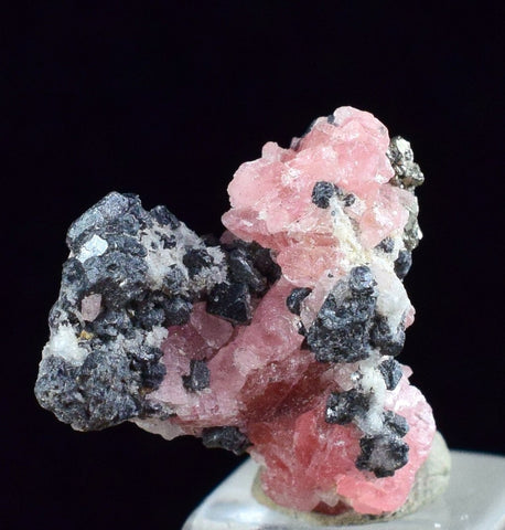 1.6cms RHODOCHROSITE FLUORITE PYRITE CRYSTAL RHOMBOHEDRAL SUPER MINIATURE RB308