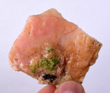 31.5grams GEM PINK OPAL PERU ROUGH CORAL COLOR TRANSLUCENT MINERAL PB11
