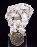 4cms APATITE QUARTZ PYRITE CRYSTALS DICKITE PERU HUANZALA AB228