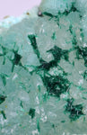 6cms ATACAMITE DRUZY CHRYSOCOLLA  STALACTITE LILY MINE PERU MINERAL AB43