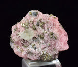 2.1ms RHODOCHROSITE FLUORITE PYRITE CHINA CRYSTAL RHOMBOHEDRAL MINIATURE RB411
