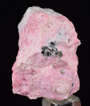 4.1cms RHODOCHROSITE ROSETTE PYRITE QUARTZ PERU PINK CRYSTALS MINERAL RB482
