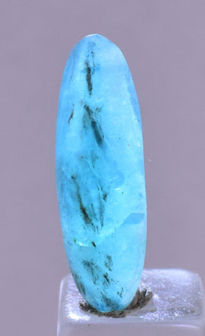 4.5ct GEM BLUE OPAL SCENIC CABOCHON PERU SEASCAPE PENDANT JEWELRY BB295