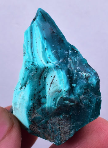 13.8grs BLUE MALACHITE CHRYSOCOLLA SCULPTURE SCENIC PERU ROUGH DECORATION UB157