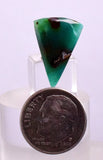 5carats GEM SILICA CHRYSOCOLLA CABOCHON CHALCEDONY LILY MINE PERU SCENIC BB145