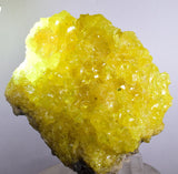 8.6cms SULPHUR NATURAL CRYSTALS BOLIVIA SULFUR POTOSI MINERAL SPECIMEN YB22
